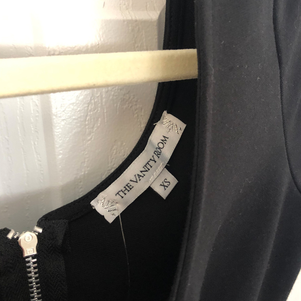 The Vanity Room Black Dress - Picture 3 of 4